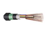 Non-Metallic Distribution Outdoor Fiber Optic Cable / Direct Burial Fiber Optic