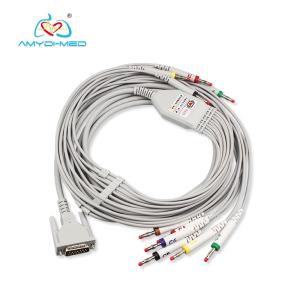 Wholesale Long Working Life EKG Cables 3.6m Length For Burdick 800 Ekg Machine from china suppliers