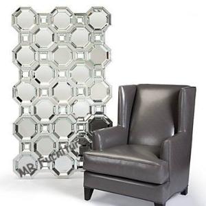Wholesale Excellent 3D Wall Mirror Gold Wooden Trimming 75 * 4.5 * 130cm Size from china suppliers