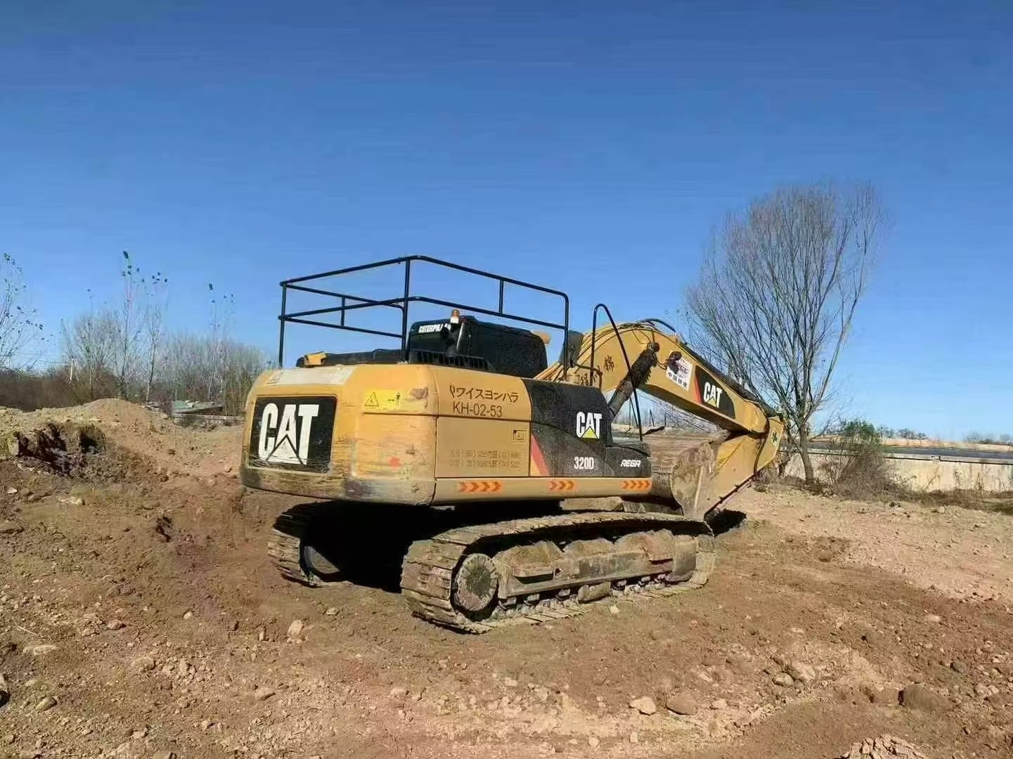 320D Used CAT Excavators Heavy Duty 20 Ton Earthwork Digger Equipment