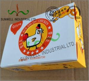 Wholesale Double Wall Cardboard Food Packaging Boxes , Disposable Cardboard Burger Boxes from china suppliers