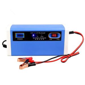 Wholesale 125W Output Power Smart 7-Stage Auto Lead Acid Battery Charger 12V 6A 24V 3A for Motorcycle LiFePO4 Lithium Private Mold from china suppliers