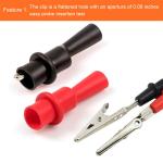 1000V 10A Multimeter Crocodile Clips , Multipurpose Battery Alligator Clips