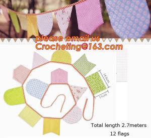 Wholesale 8''*10'' rectangle burlap banner natural with lace, 3.3M Vintage Jute Hessian Burlap Bunting Banner Party Photography Pr from china suppliers