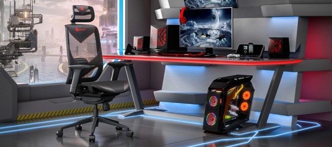 Esports Embroidered GT Gaming Chair Ergonomic Mesh Gaming Chairs
