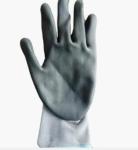 Nitrile coated work gloves 15 gauge nylon spandex liner coated Nitrile mirco