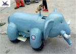Cute Animatronic Motorized Animal Scooters Remote Control Coin Operated