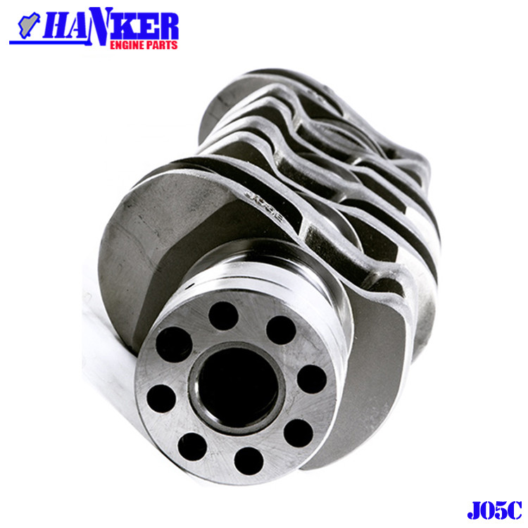 J05C J05E Forged Steel Crankshaft SK210-8 SK250-8 SK200-8 For Hino 13411-2281 134112281