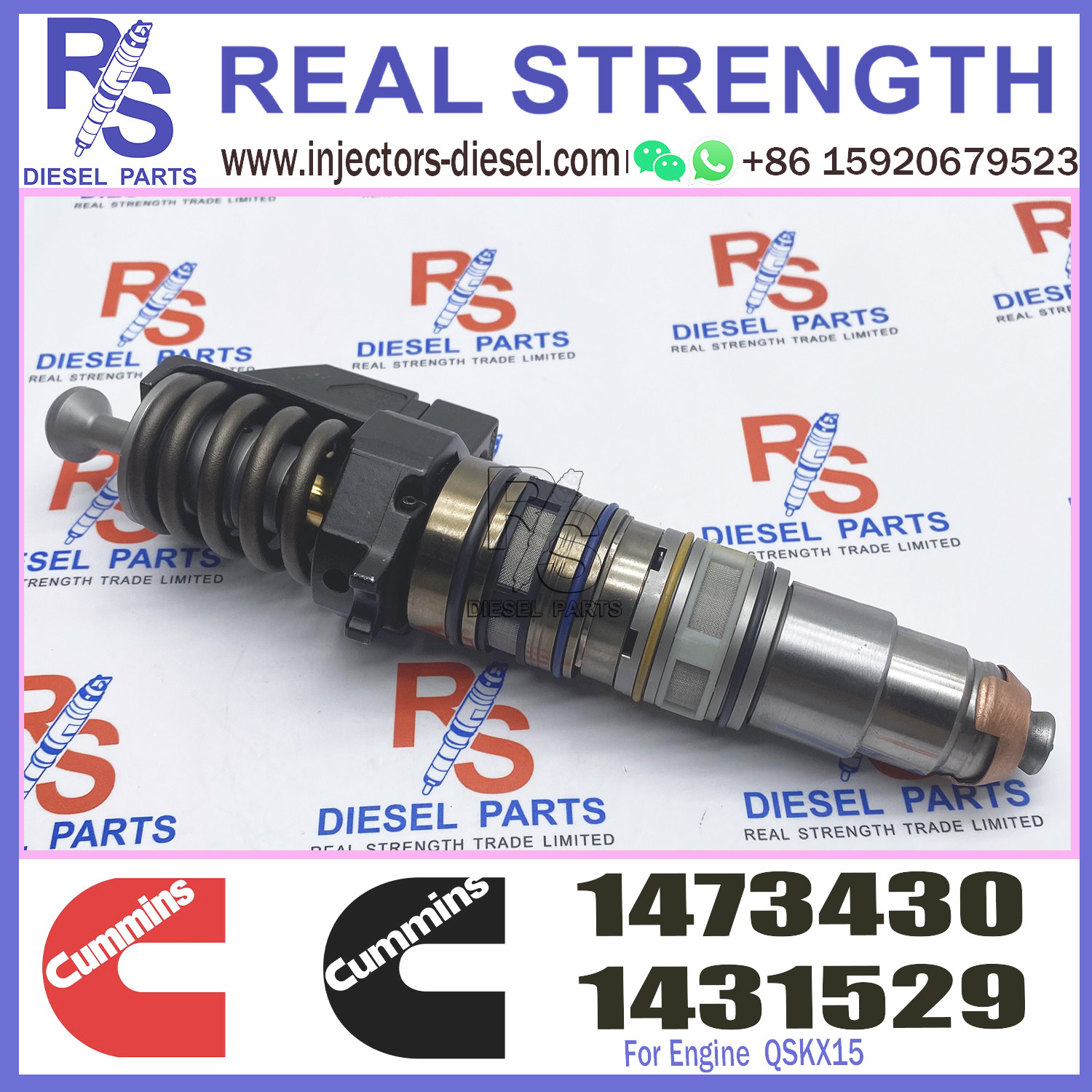 4076912 Cummins Diesel Injector 1521978 3331153 1764365 Diesel Unit Injector