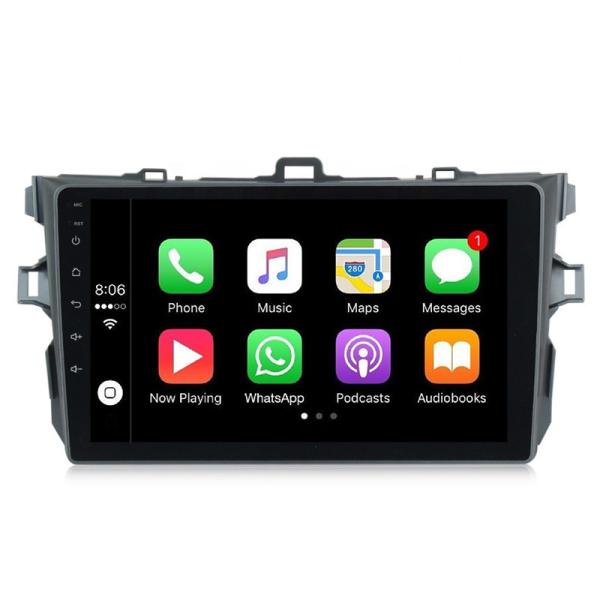 for Toyota Corolla 2007-2013 Android Auto Multimedia Player GPS Navi 9 inch WFI