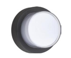 Wholesale Decorative LED Wall Light Fixture Wall Mounted 12W Circular / Square Black Bulkhead Light from china suppliers