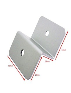 Customized Sizes Accepted Rectangular Metal Wall Mounting French Cleat Z Clip Brackets