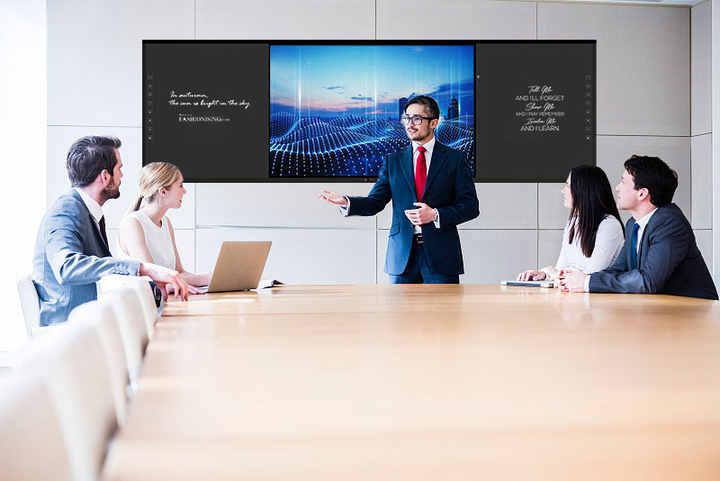 86 Inch Smart Digital Blackboard, School Teaching Blackboard With Projector 3