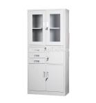 Office Steel Storage Files 2 Sliding Glass Door Metal Filing Cabinet With