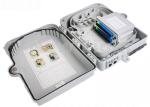 Waterproof / Dustproof FTTH Termination Box 16 Core Fiber Optic Splitter OEM