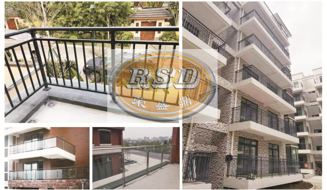 Anti Corrosion Safety Zinc Steel Railing UV Protection Aesthetic Safety Solution