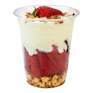 Wholesale 12oz Compostable Biodegradable PLA Cups Disposable Iced Coffee Cups With Lids from china suppliers
