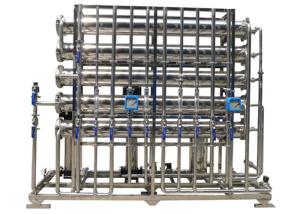 Wholesale Stainless steel 2 stage RO Water treatment Horizontal for ultra pure water 4 m3 / day 24000GPD from china suppliers