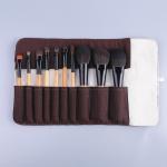 Portable Dust Free Canvas Makeup Brush Travel Bag