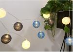 LED Light String , Battery-Operated, Mood Lighting, White/Grey/Brown Christmas