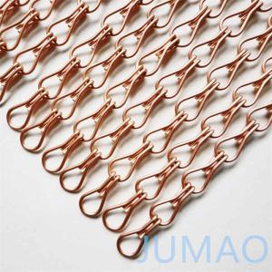 Wholesale Brass Aluminum Metal Chain Link Curtains Fly Screen 10x22 from china suppliers