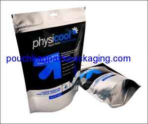 Wholesale Aluminium stand up pouch, doypack zipper pack bag for liquid 500 ml from china suppliers