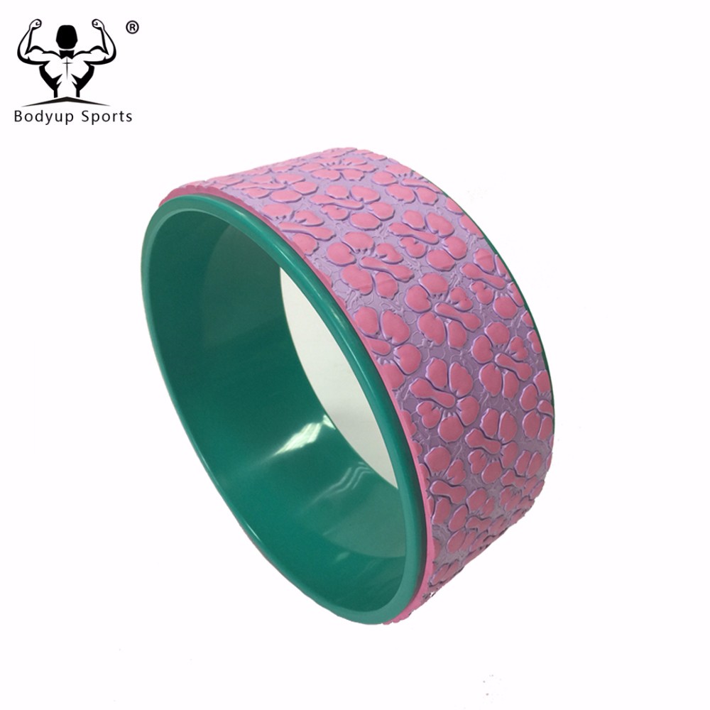 1.25kg Dharma Yoga Wheel , TPE / ABS Cork Yoga Wheel With Private Label