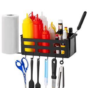 Streamline Your Grilling Setup with Magnetic Grill Accessories and Paper Towel Holder