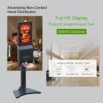 Smart Digital Display Advertising Automatic Hand Sanitiser Dispenser