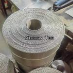 Stainless Steel 302 304 316 Twilled Weave Reversible Screen Belt For Plastics