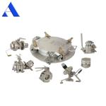 500mm Manhole 3'' BSP SS316 Bottom Discharge Butterfly Valve for Plastic