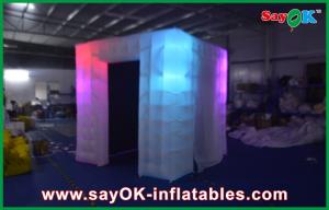 China Inflatable Photo Booth Hire Durable Lighting Blow Up Photo Booth Shopping Mall For Party on sale
