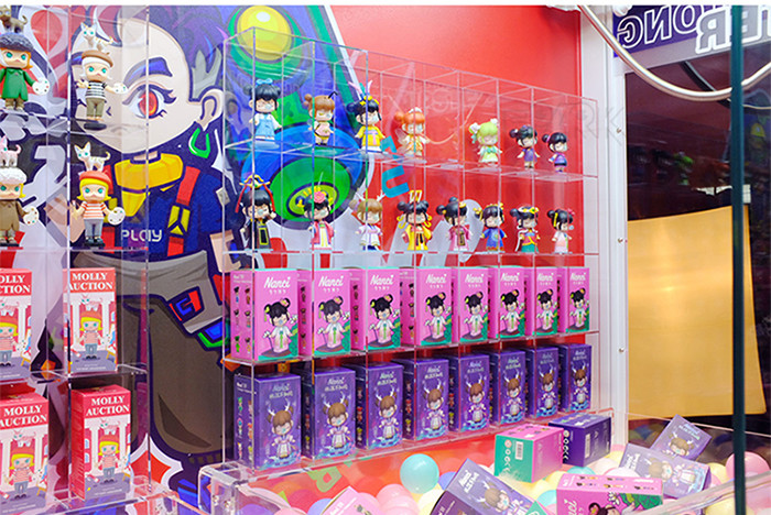 Arcade Mini Toy claw machine 2players Prize Stacker Vending Game