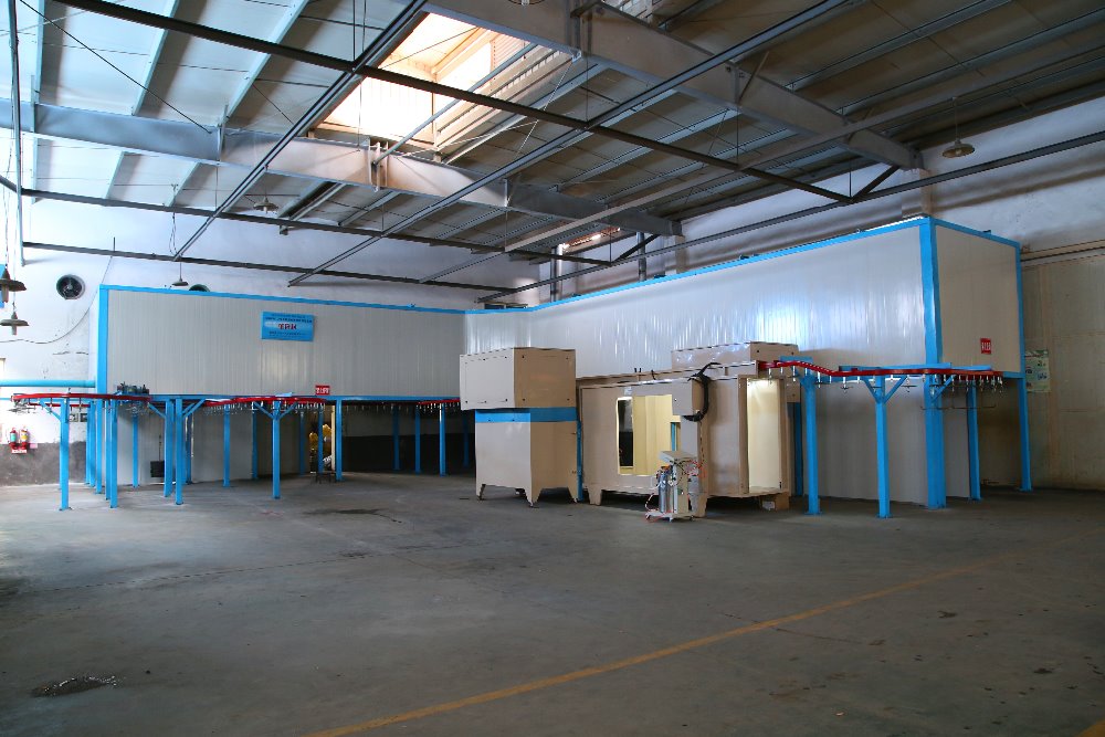 Environmental Protection Automatic Powder Coating System Long Lasting