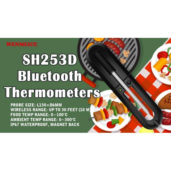 Wireless Digital Kitchen Oven Thermometer For BBQ Meat