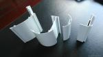 Frosted Fabric Aluminum Window Profiles / Aluminum Glass Door Frame