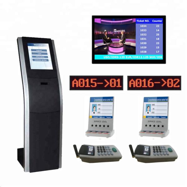 Complete Bank/Clinic/Telecom/Post Office Led counter display Queue Number Token