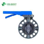 Plastic Gray Industrial Valve CPVC PVC Ball Valve Water Butterfly Valve