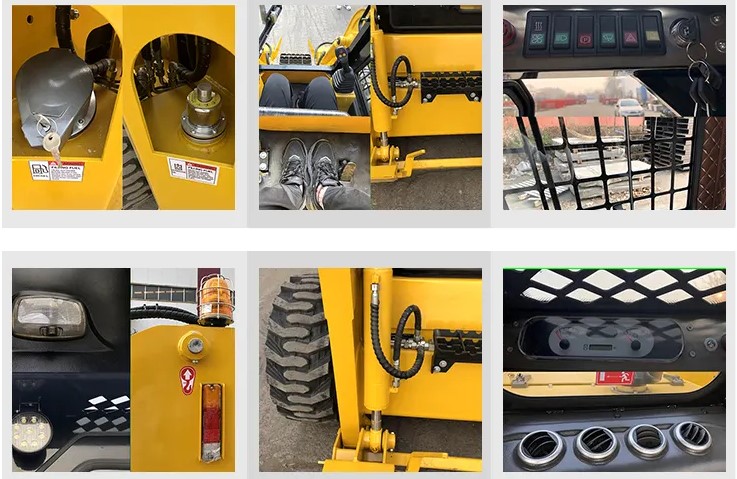 Earthmoving Machinery Tracked Skid Steer Loader TS50 Minicargador for Functionality