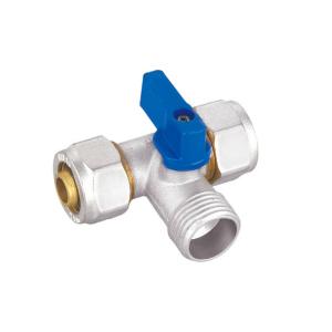 Wholesale 3/4 Inch Brass Ball Valve Forged Nickel Surface BV1037 from china suppliers