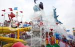 Large aqua playground equipment in waterpark projects , aqua park games