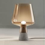 Cement Table Lamp Modern Glass Table Lamps For Living Room Bedroom Study Desk
