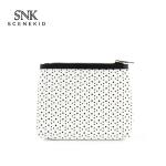 Multifunctional Breathable Hollow Leather Travel Toiletry Bag