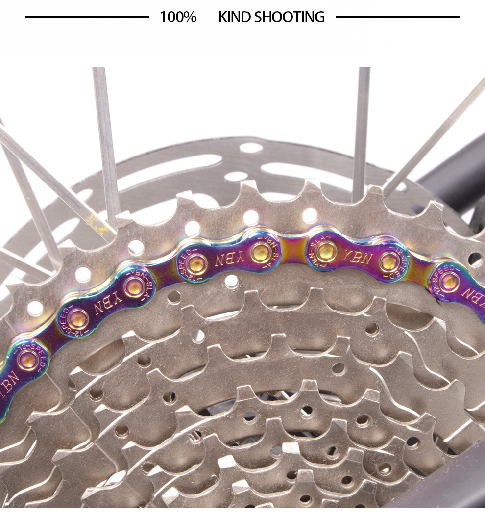 BXT Mountain Bicycle Chain 10 11 12 Speed Dazzle Color Road Bike Chain