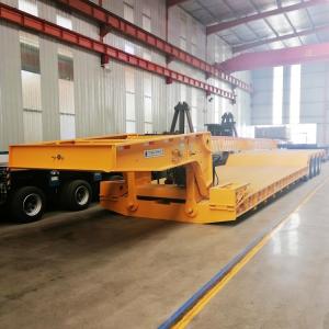 Wholesale TITAN Removable Detachable Gooseneck Lowboy Trailers for Sale 60/80/100120 Ton Lowboy Trailers for Sale from china suppliers