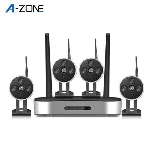 Wholesale Smart Home 4 Channel Wireless Cctv System With Nvr , Indoor Cctv Camera Kits from china suppliers