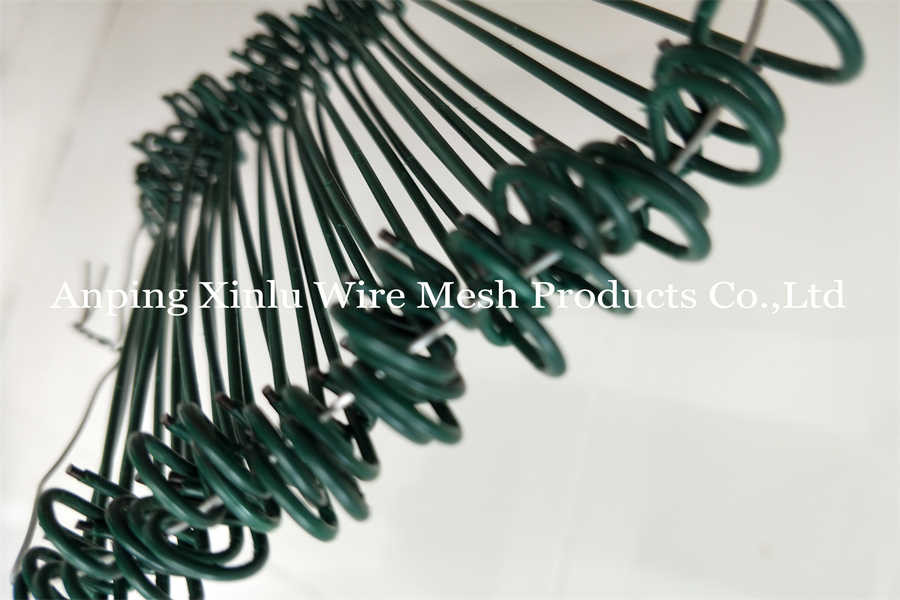 2500pcs bundle of Black annealed tie wire Building PVC Coated 18GA 5000pcs 550mpa Copper Loop Tie Wire