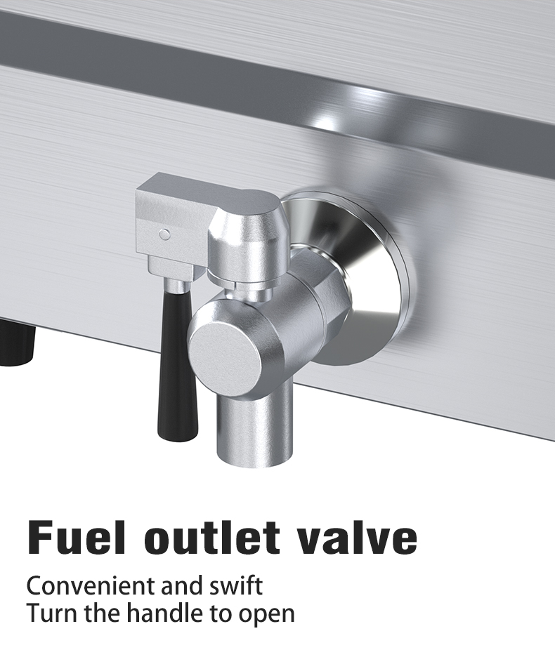8L Stainless Steel Commercial Double Deep Oil Fryer For Chicken