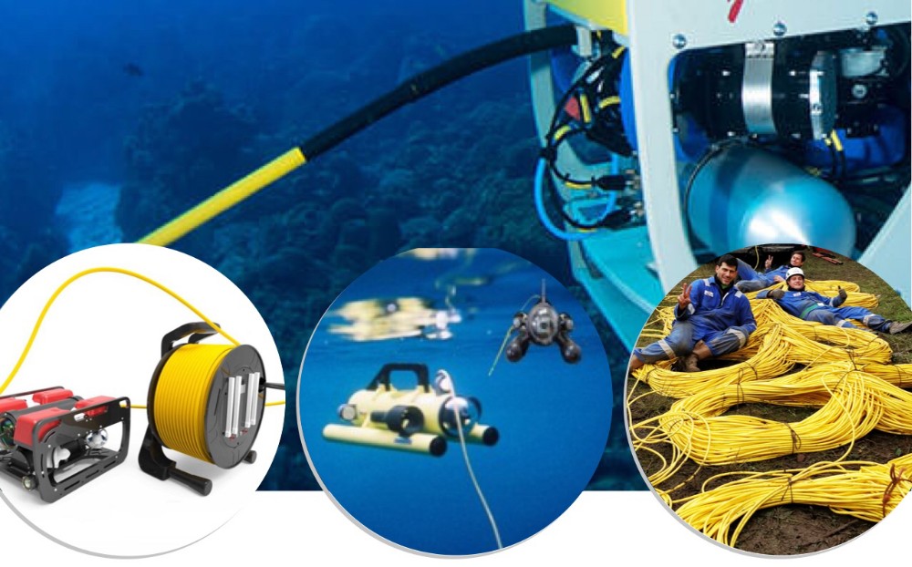 Hybrid Rov Umbilical Cable For Rov Power And Signal Transmission