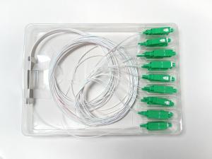 Wholesale Mini Tube 1x16 Fiber Optical Splitter SCAPC PLC Blister Packing White Color from china suppliers
